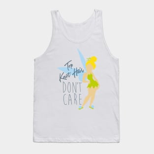 Top Knot Tink Hair Don't Care Tank Top